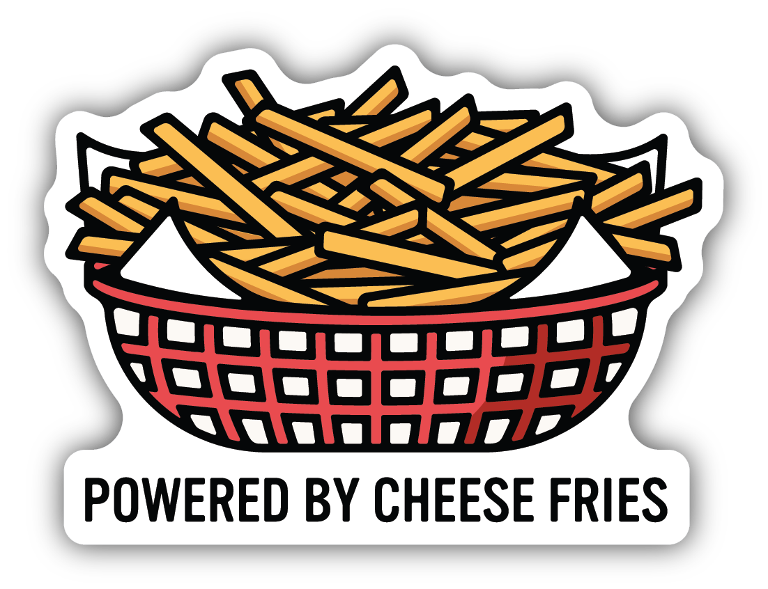 Cheese Fries Decal