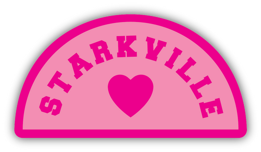Starkville Heart Decal