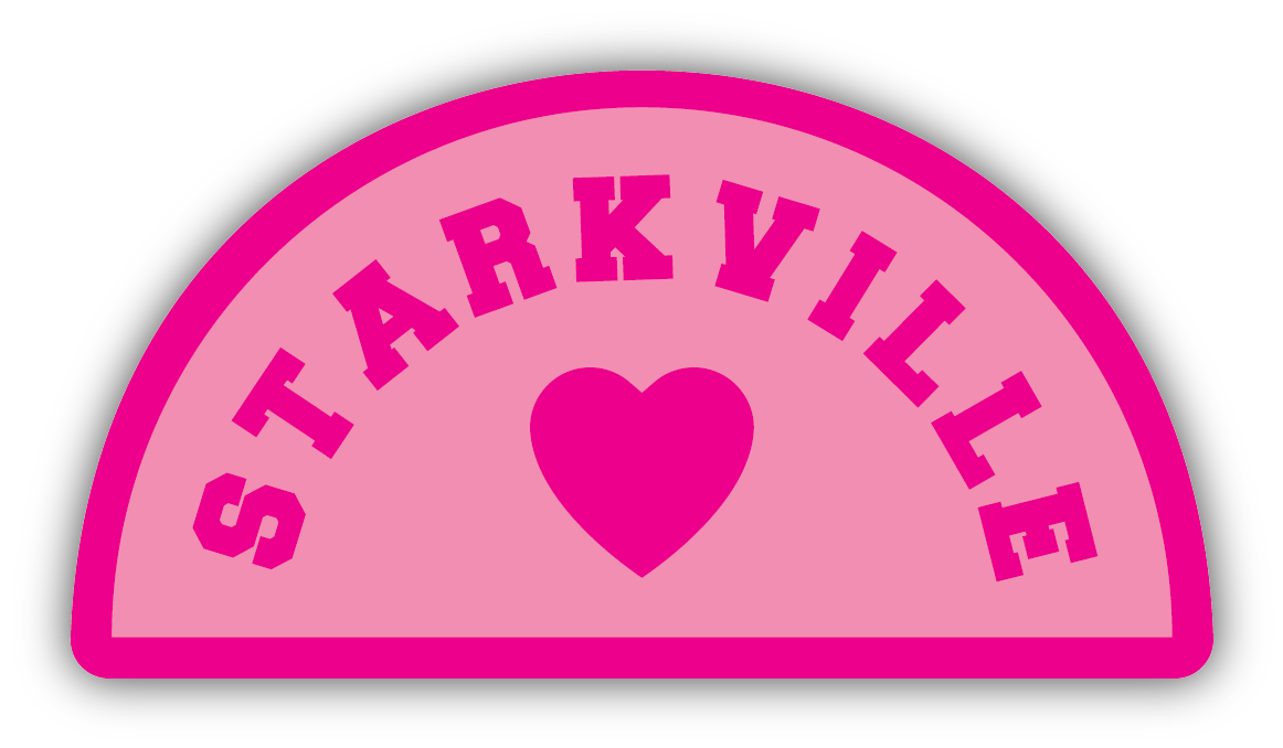 Starkville Heart Decal