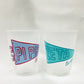 Sorority Pennant Frosted Cup