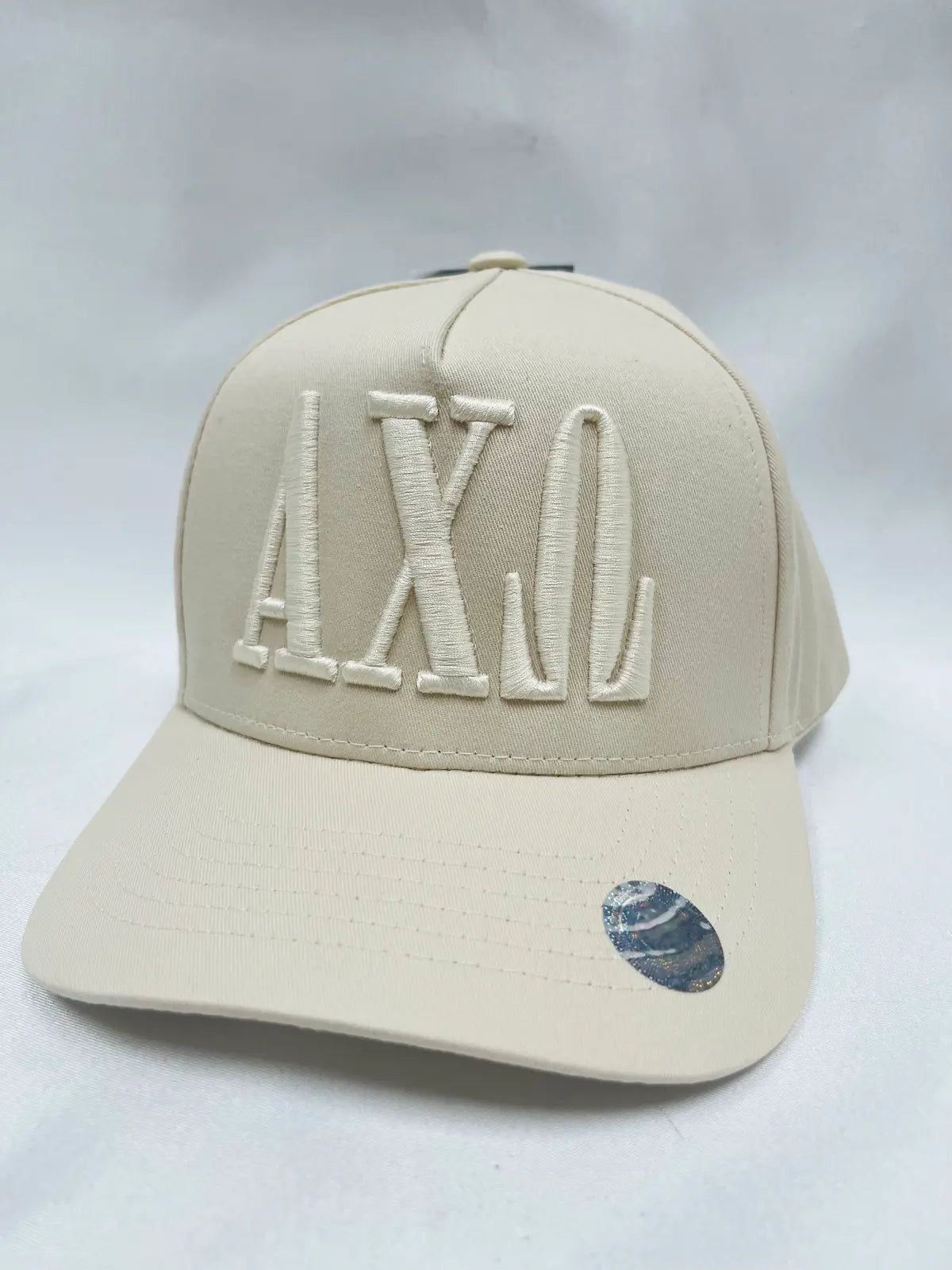Cream 3D Sorority Trucker