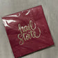 Maroon Hail State Napkins
