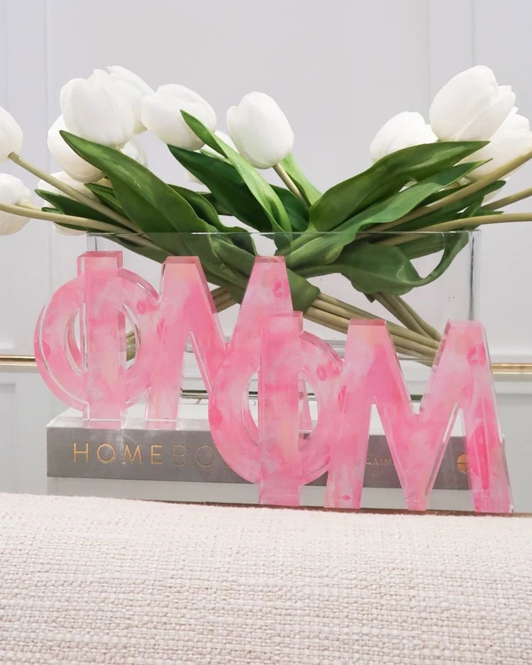 Sorority Acrylic Letter Block