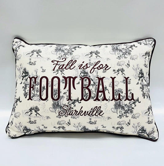 "Fall is for Football" Pillow