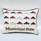 Watercolor Tailgate Tents Pillow