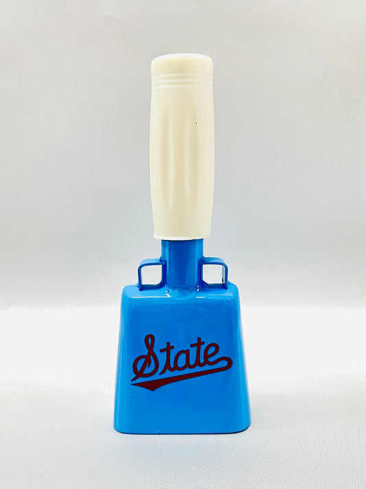 Small Blue BullyBell with State Script Decal