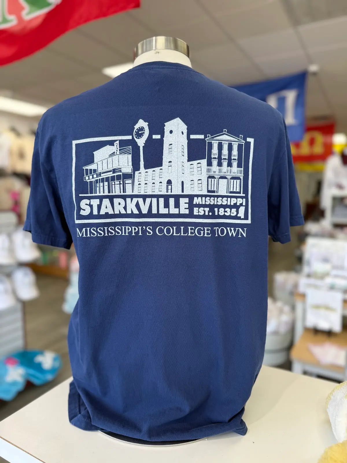 Mississippi's College Town Tee