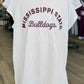 Youth Sparkly Mississippi State Arched Tee