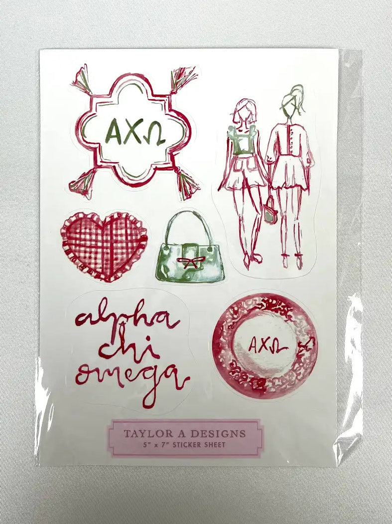 Sorority Sisterhood Sticker Sheets