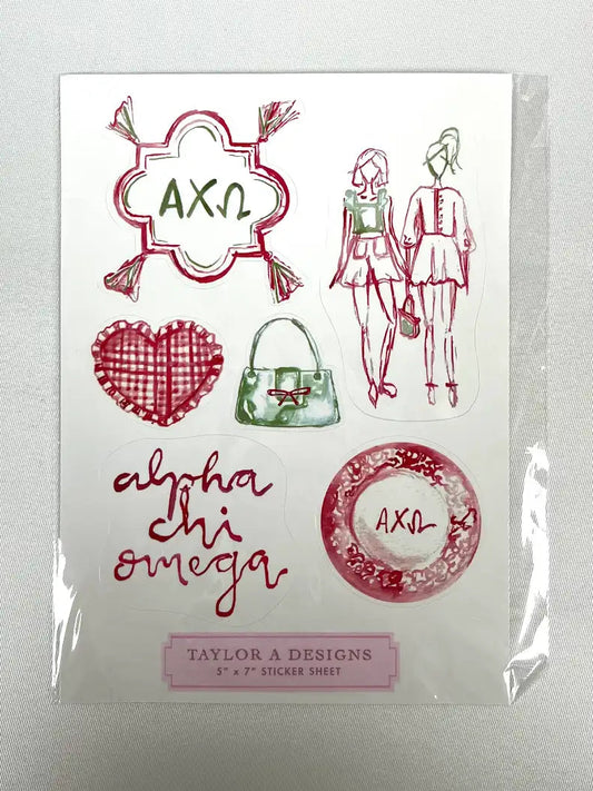 Sorority Sisterhood Sticker Sheets