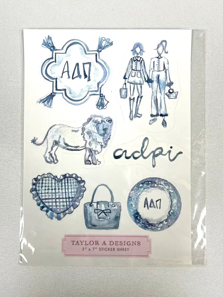 Sorority Sisterhood Sticker Sheets