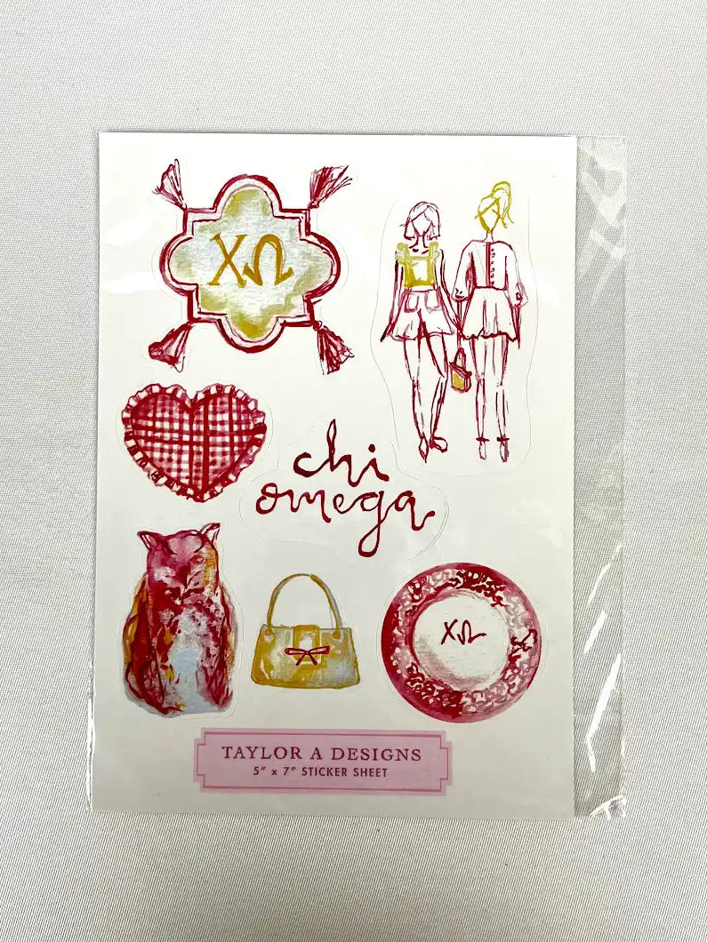 Sorority Sisterhood Sticker Sheets