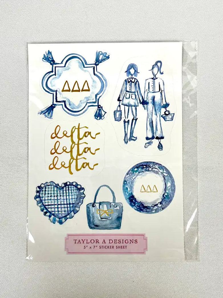 Sorority Sisterhood Sticker Sheets