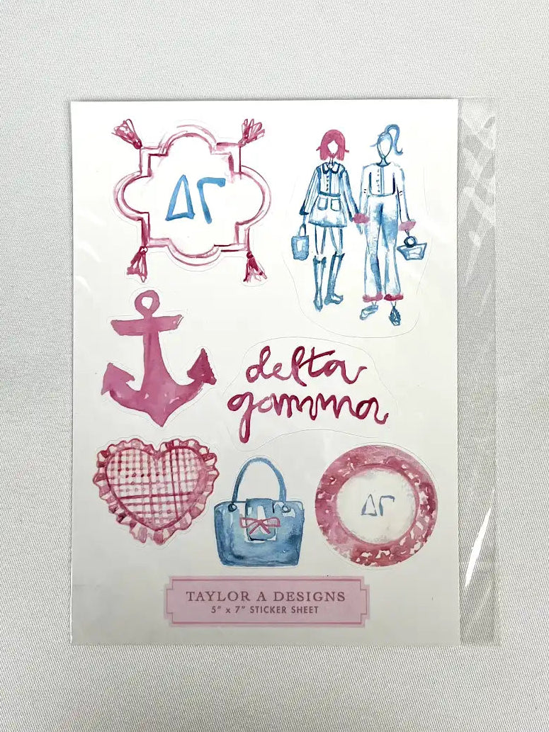 Sorority Sisterhood Sticker Sheets