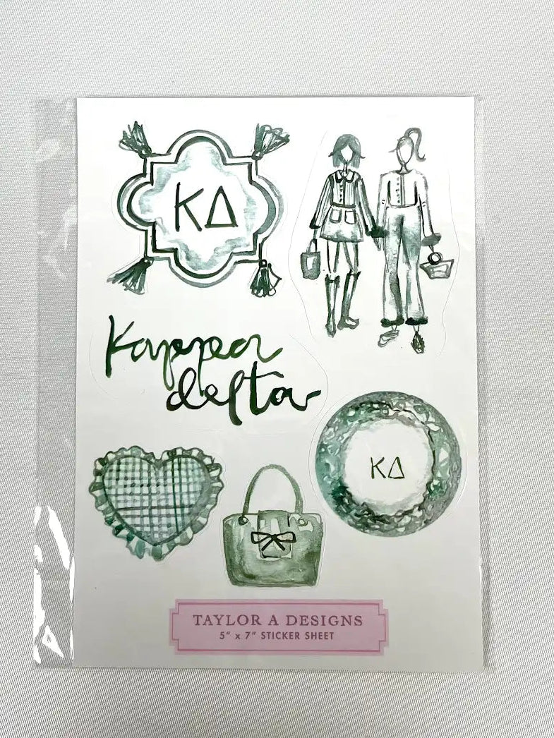 Sorority Sisterhood Sticker Sheets