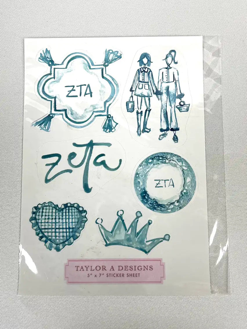 Sorority Sisterhood Sticker Sheets