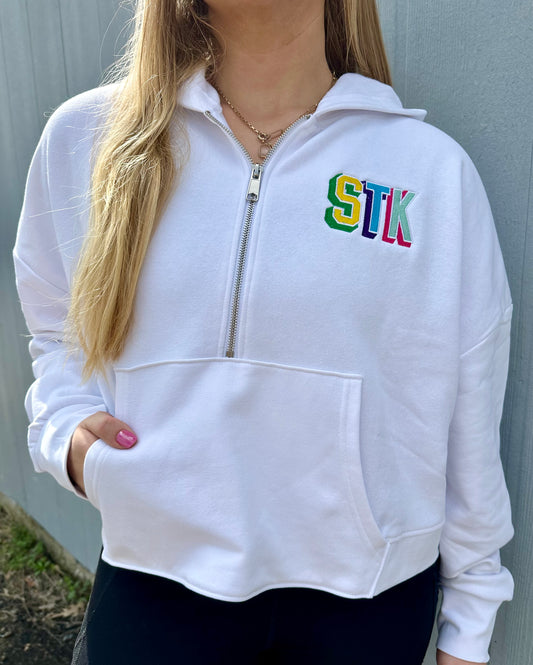 STK Cropped Hoodie