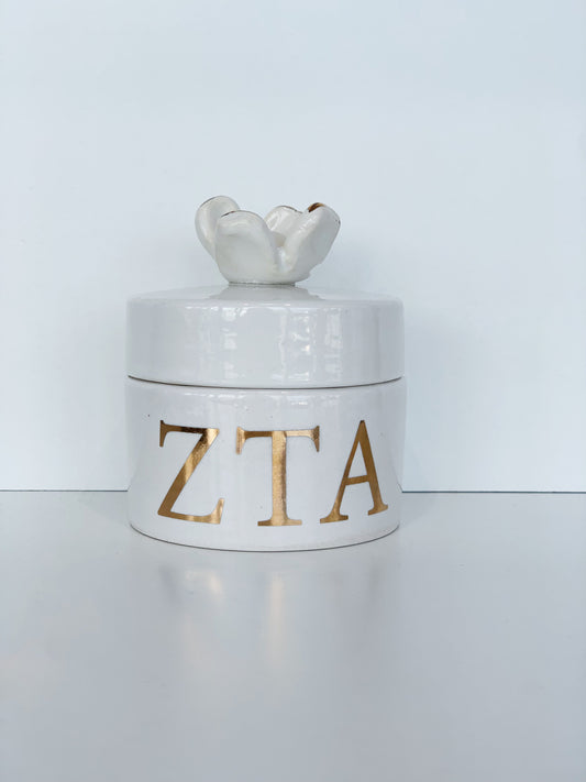 Round Sorority Pin Boxes