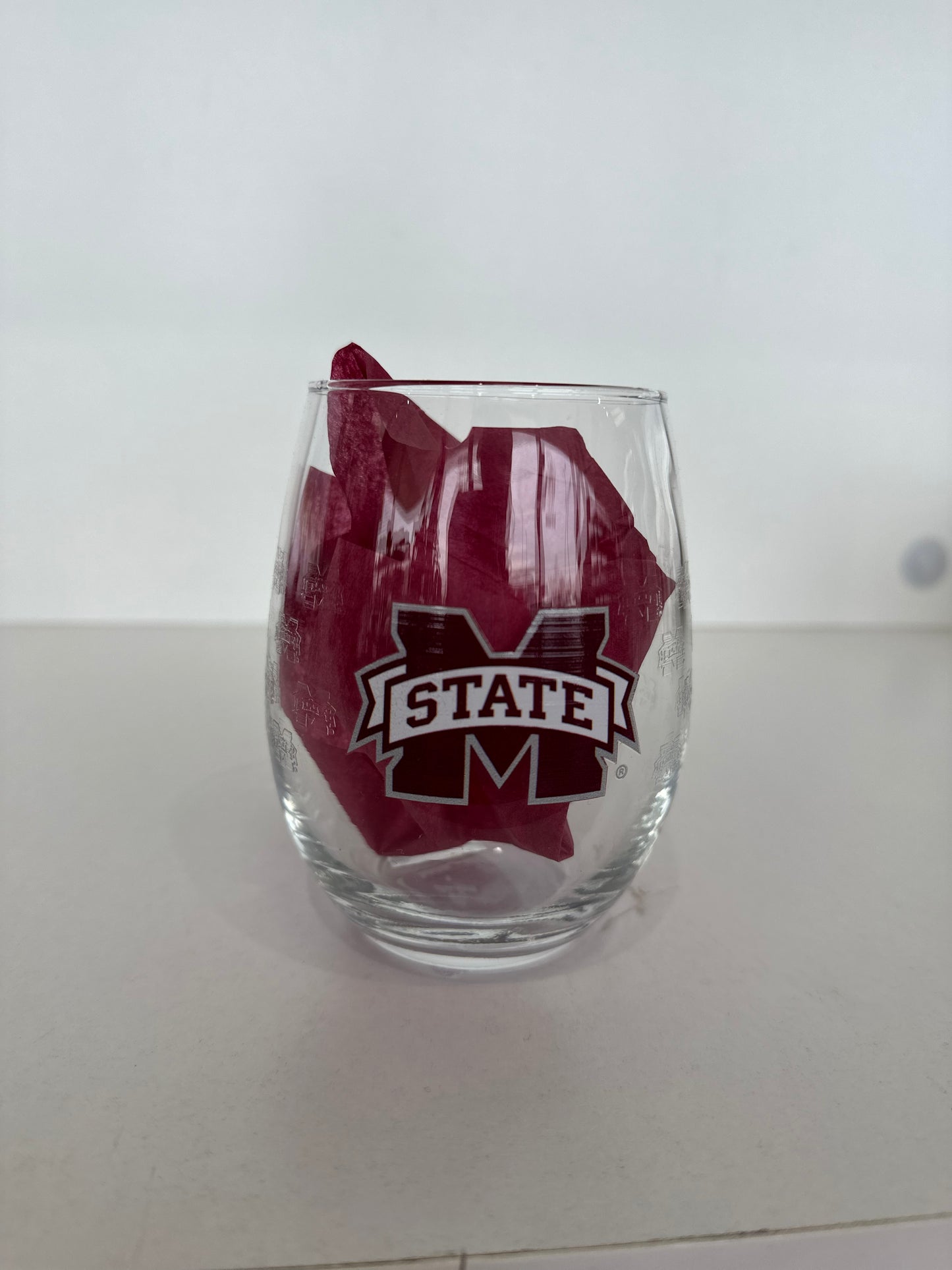 15 oz. MSU Stemless Wine Glass