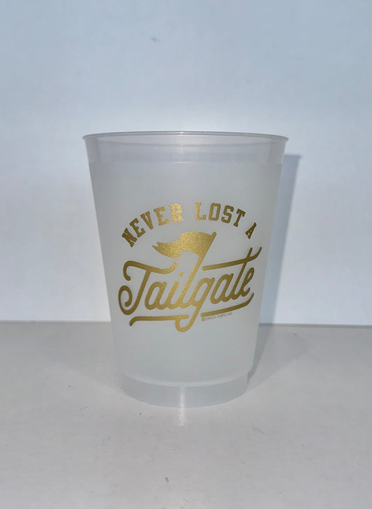Never Lost a Tailgate Frost Flex Cups