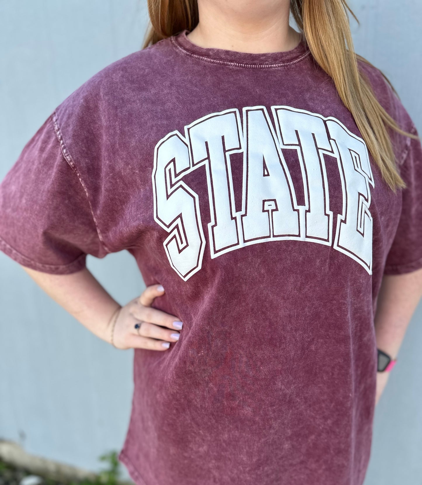 State Puff Oversized Band Tee