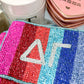 Multicolor Sorority Beaded Pouches