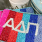 Multicolor Sorority Beaded Pouches