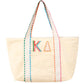 Multicolor Embroidered Sorority Tote