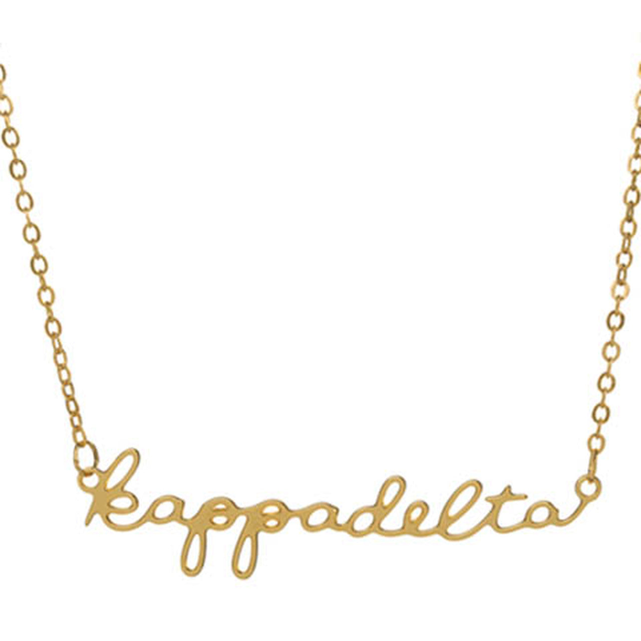 Sorority Script Necklaces