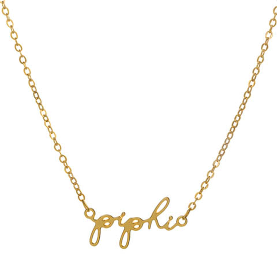 Sorority Script Necklaces