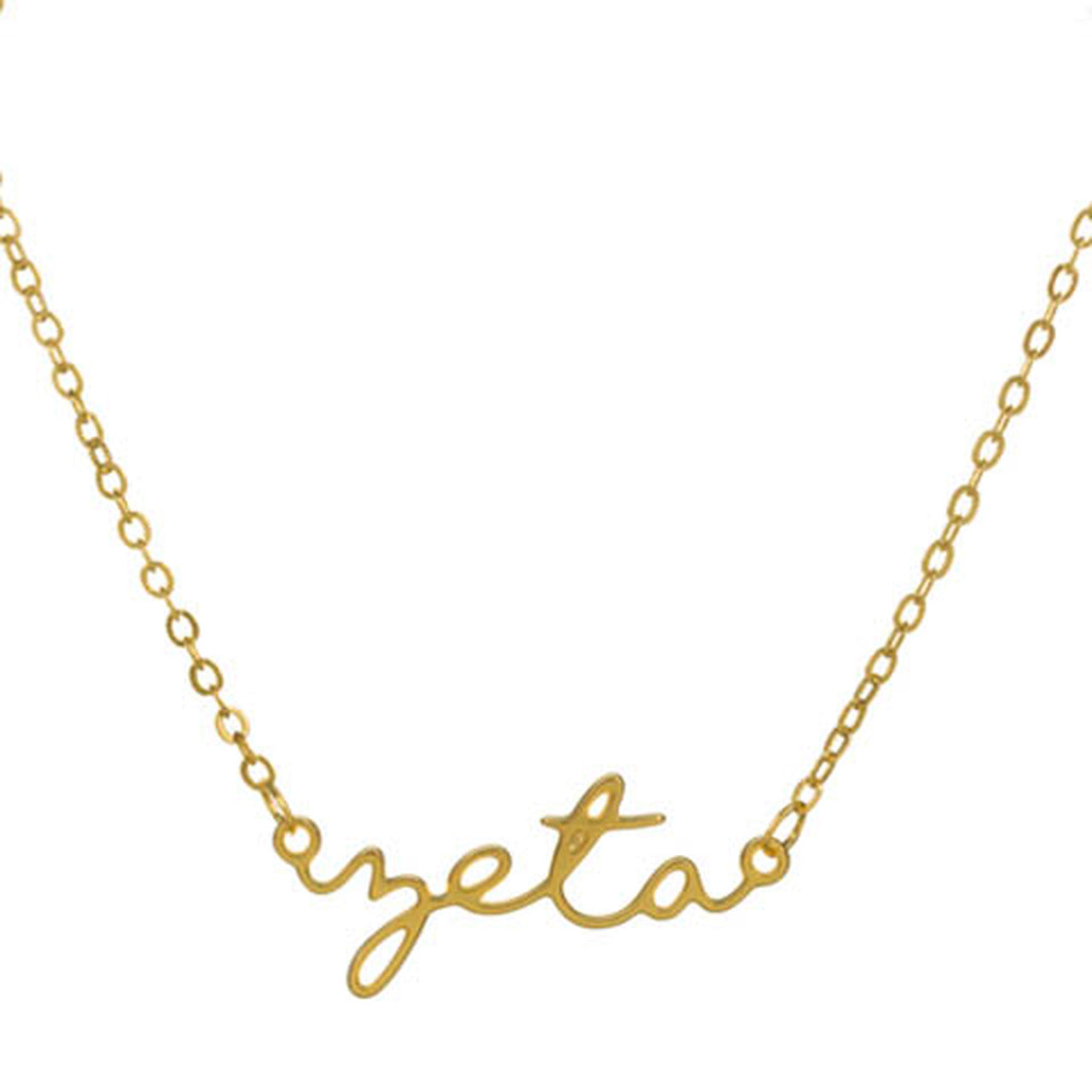 Sorority Script Necklaces