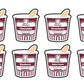 Bully's Premium Ice Cream Stickers