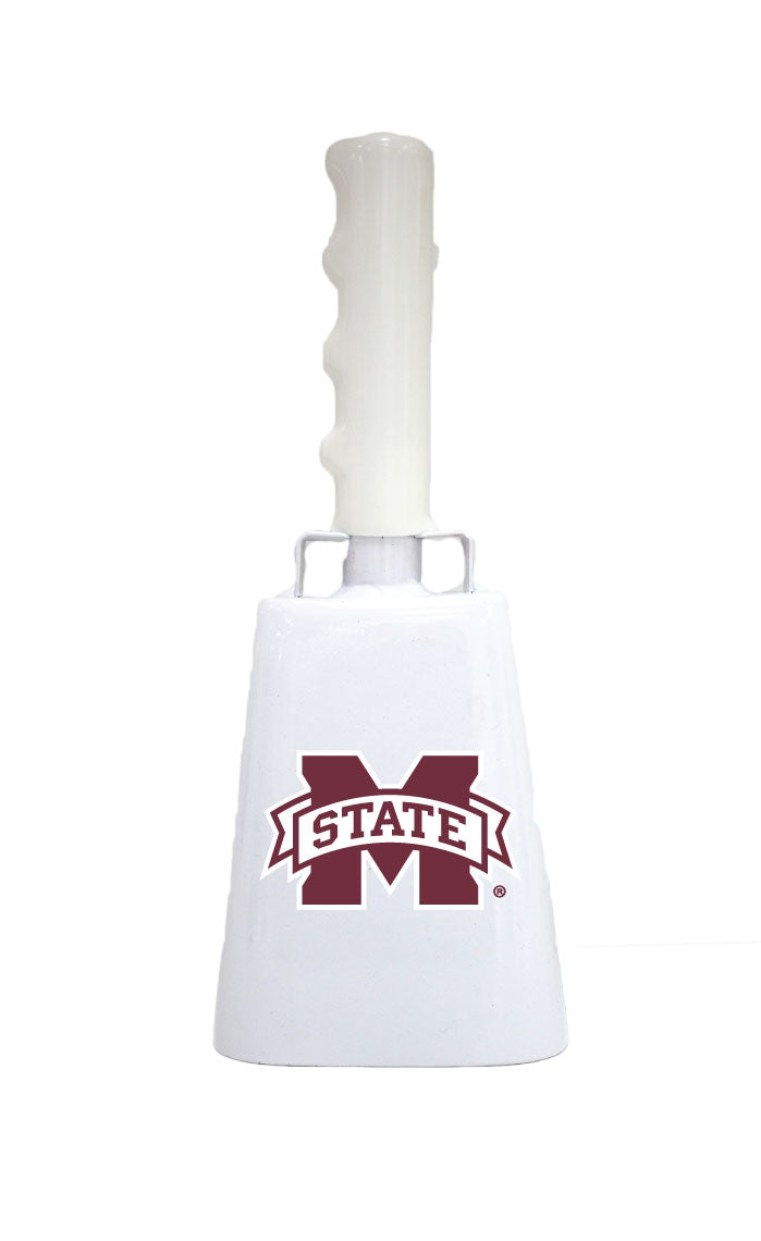 Boxed: Medium White BullyBell with M Banner Decal