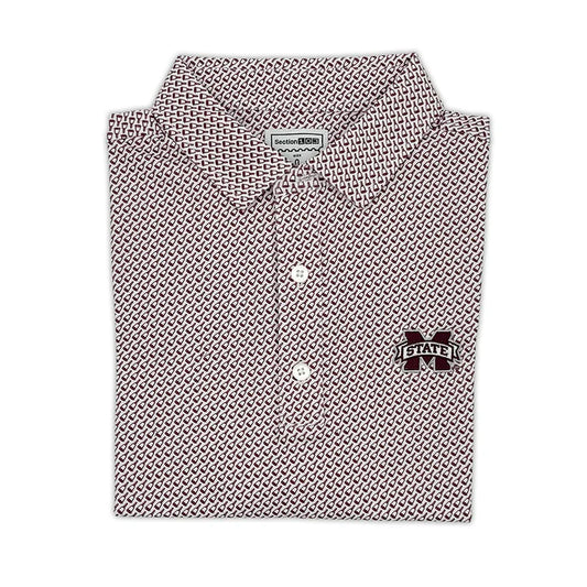 M Banner All Over Cowbell Polo