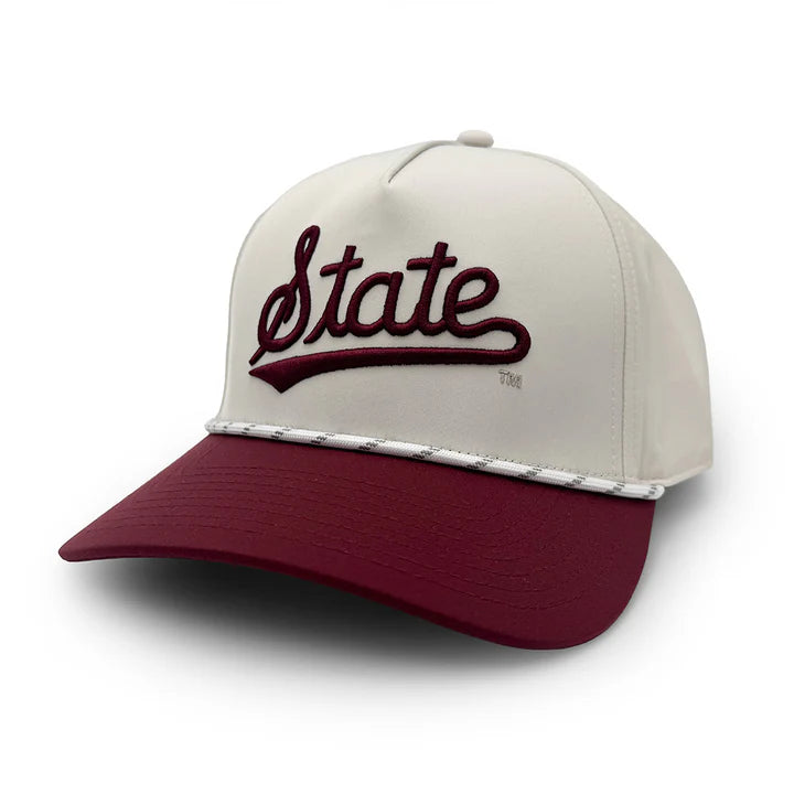 State Script Two-Tone Rope Hat