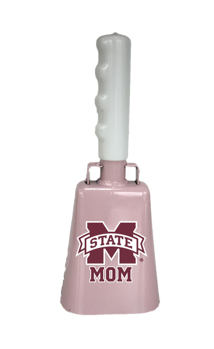 Boxed: Medium Pink BullyBell with MSU Mom Decal