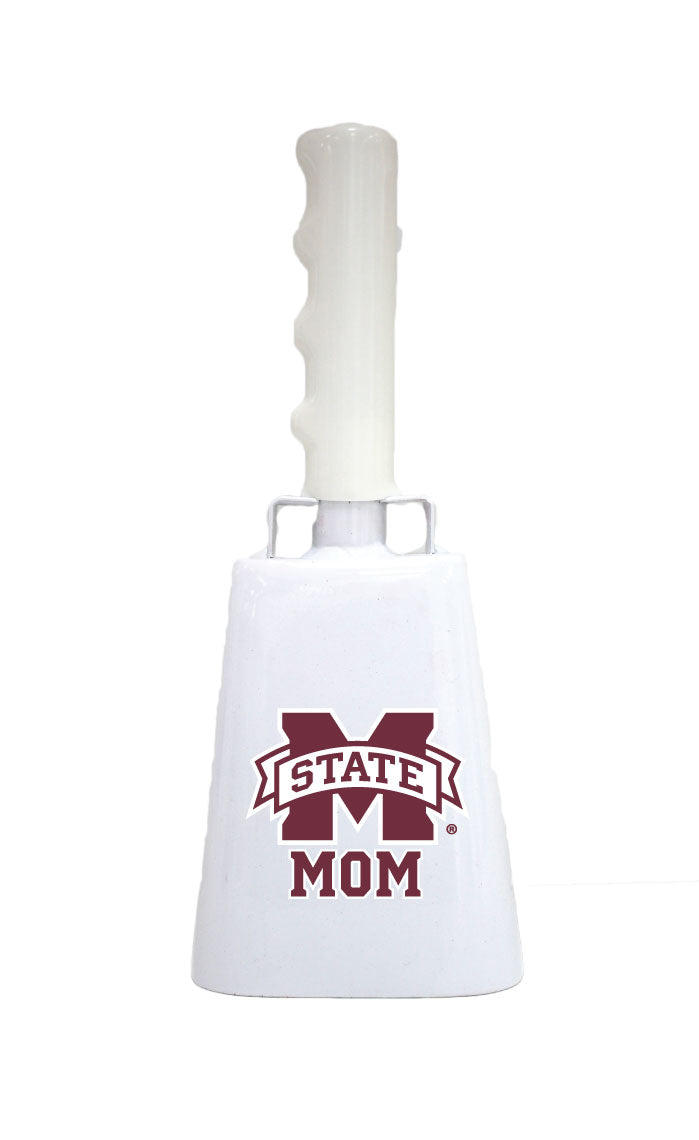 Boxed: Medium White BullyBell with MSU Mom Decal