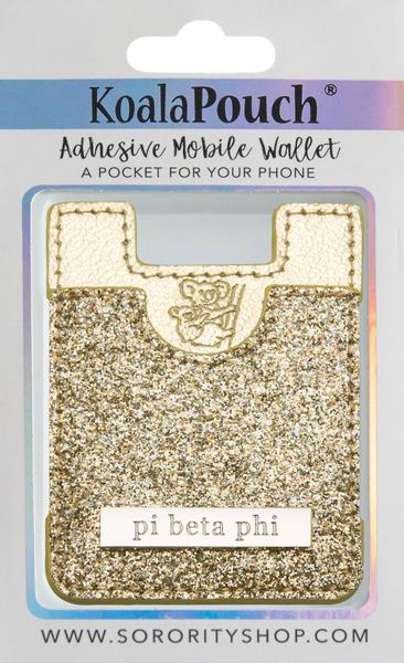 Gold Glitter Sorority Phone Wallets