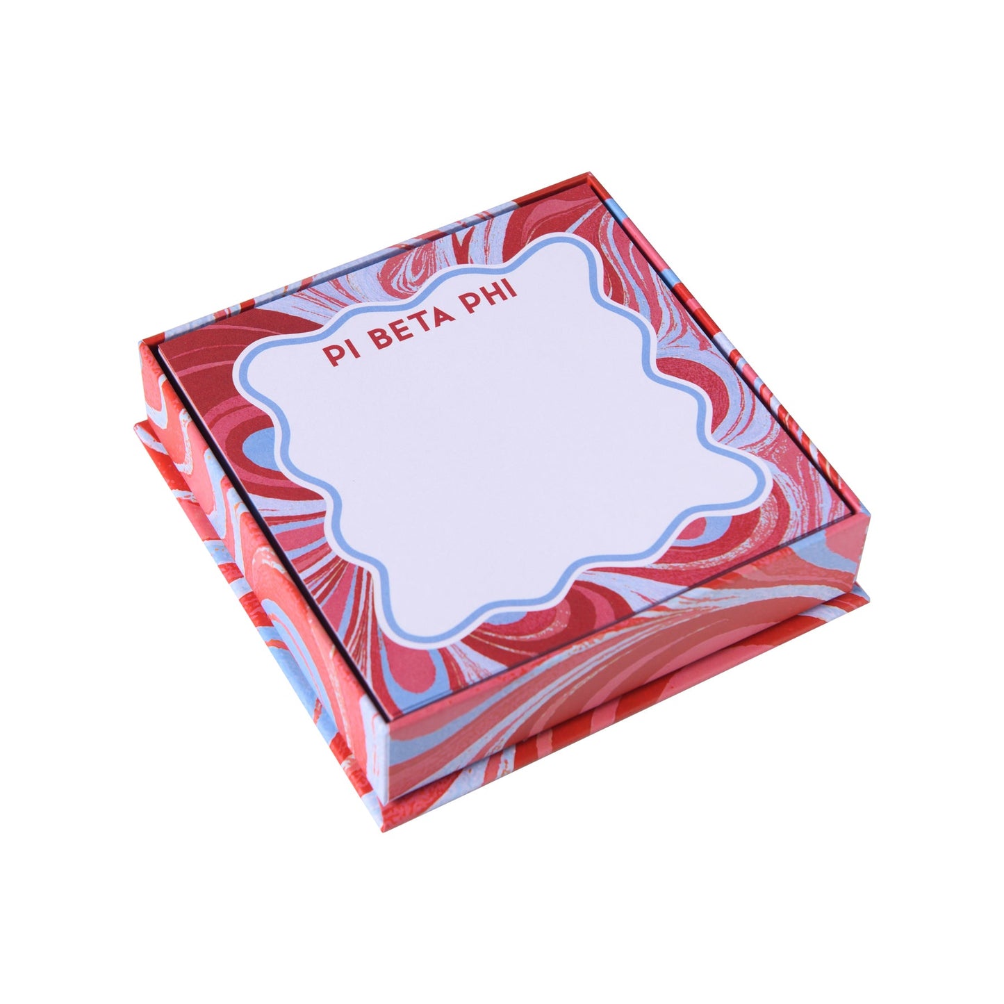 Boxed Sorority Marbled Note Pad