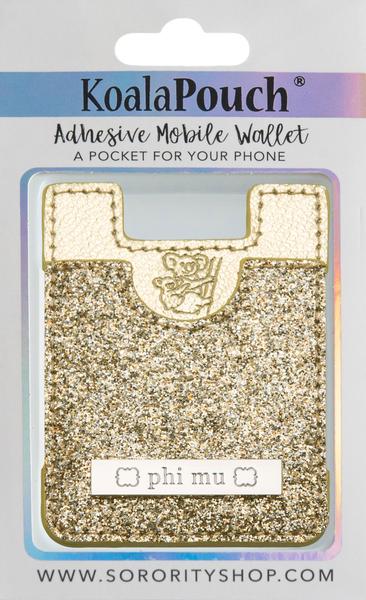 Gold Glitter Sorority Phone Wallets