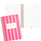 Sorority Stripe Notebook