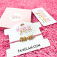 Sorority Gold Letter Cinch Bracelet