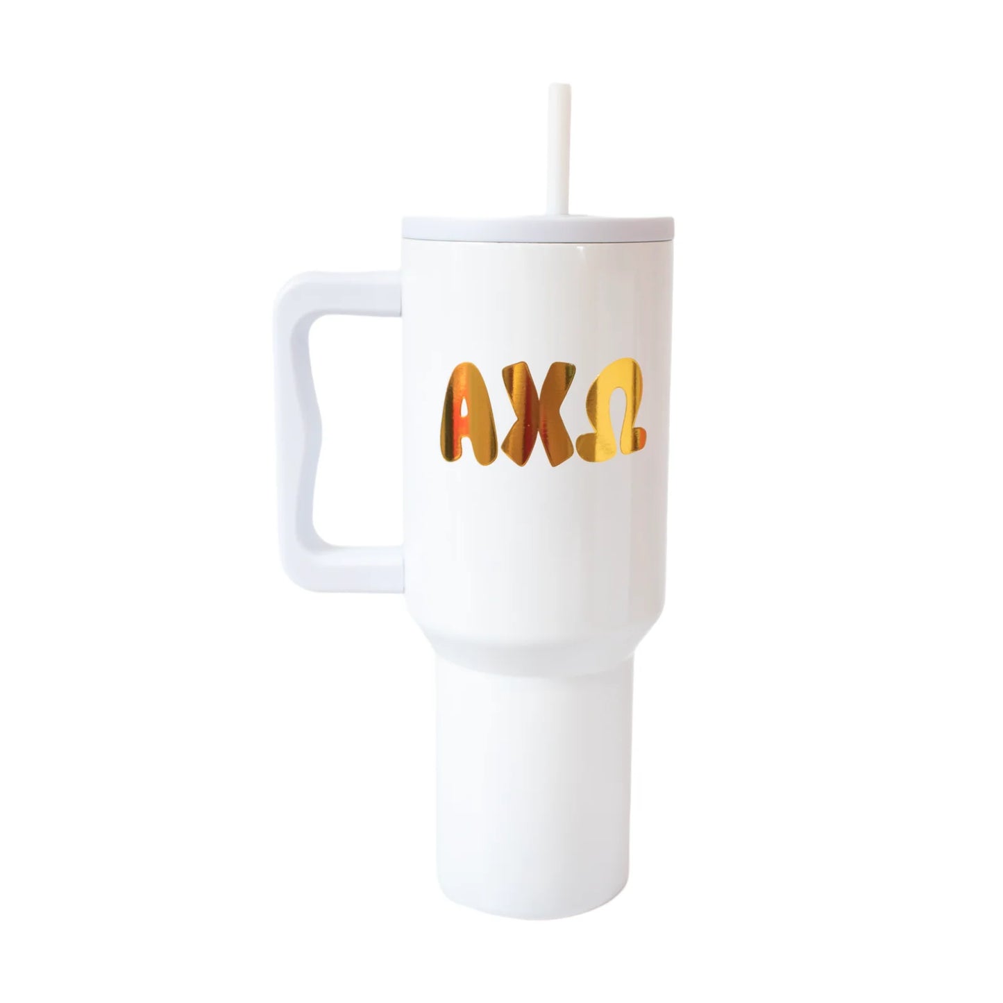 Sorority 40oz Bubble Letter Tumbler