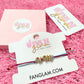 Sorority Gold Letter Cinch Bracelet