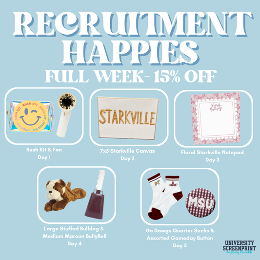 Full Week of Recruitment Happies