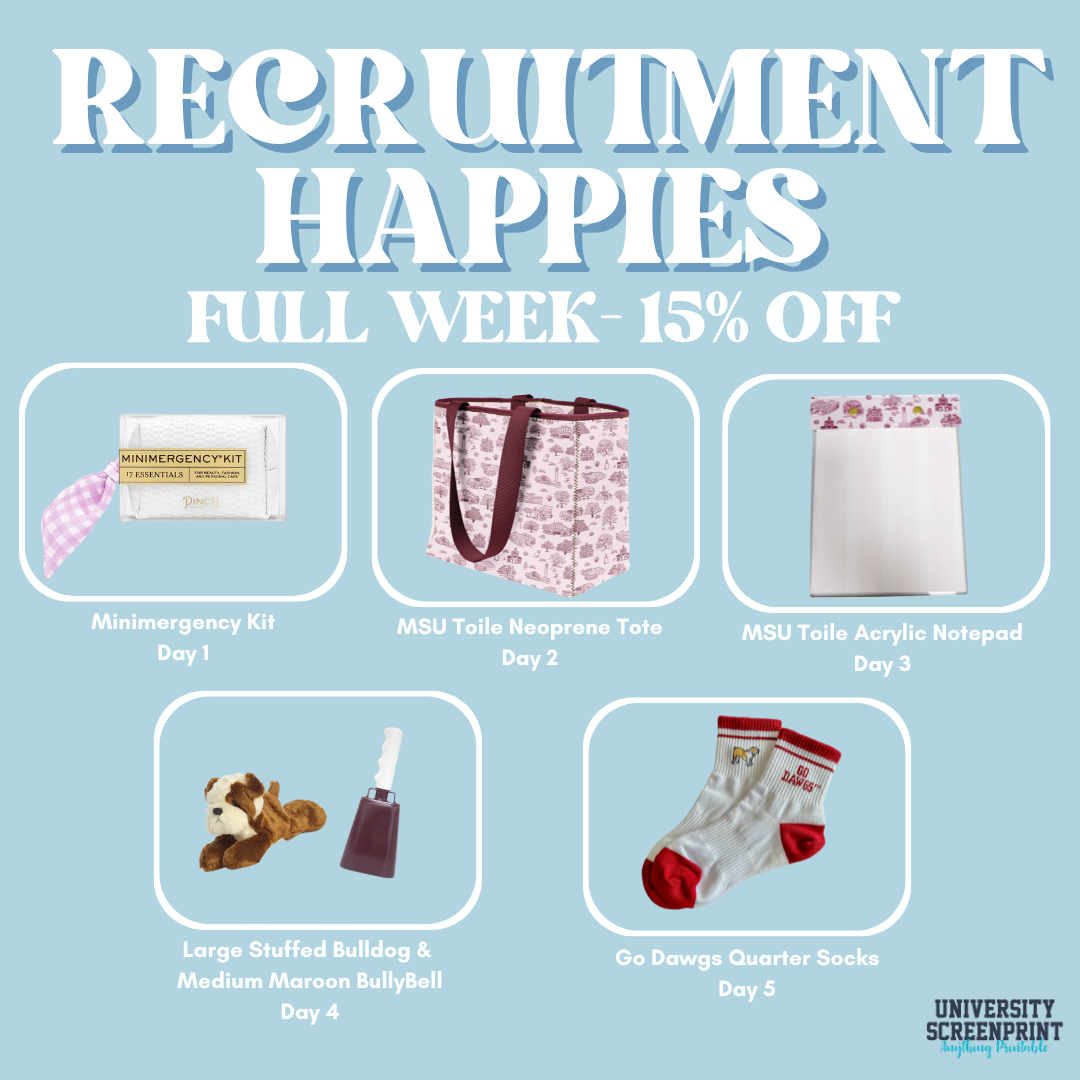 Full Week of Recruitment Happies