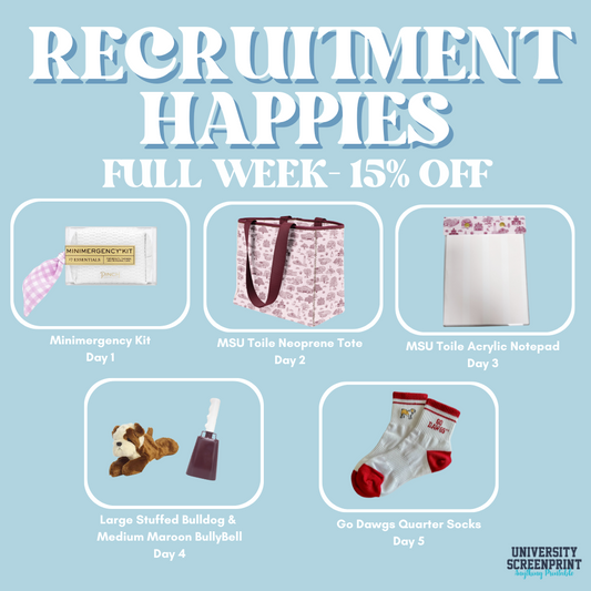 Full Week of Recruitment Happies