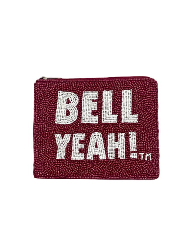 Bell Yeah! Beaded Pouch