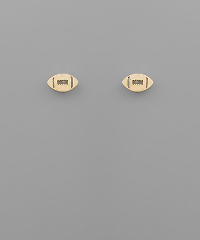 Gold Football Studs