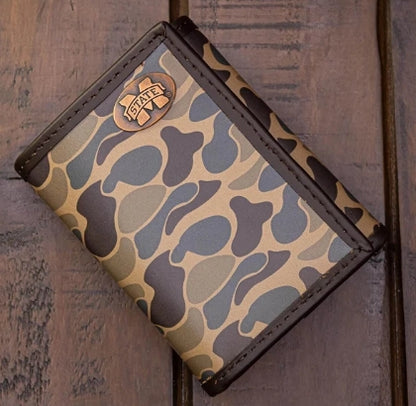 Camo M Banner Trifold Wallet